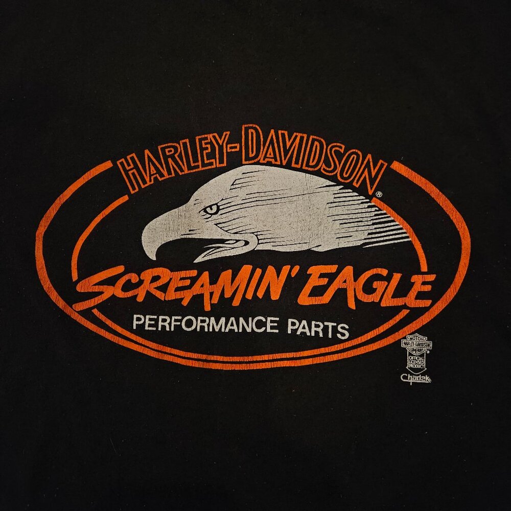 RARE 1980's Vintage Harley Davidson single stitch t-shirt